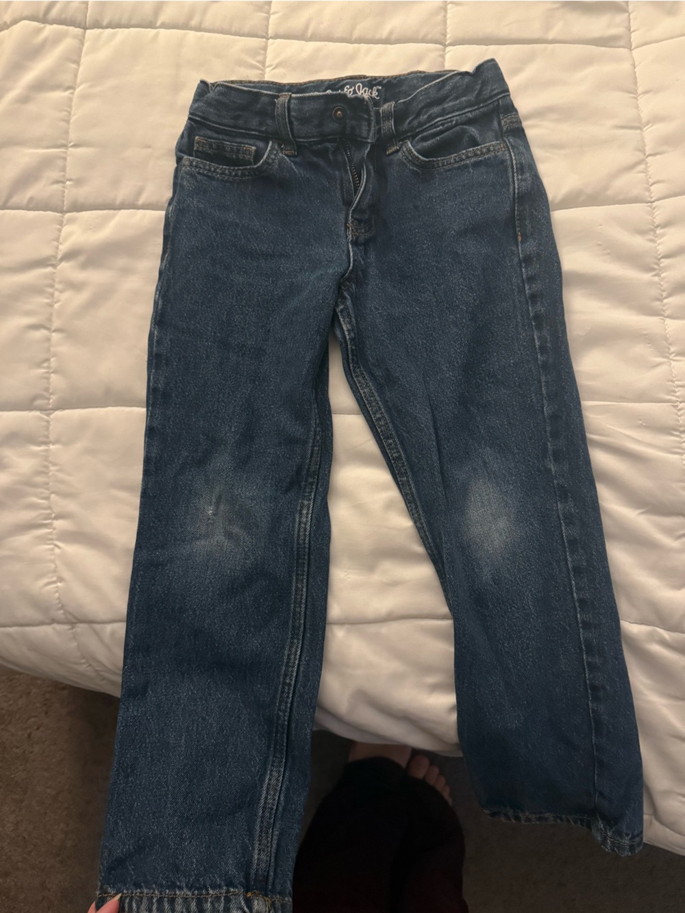 Cat & Jack Kids Boys Bootcut Jeans in Denim Blue